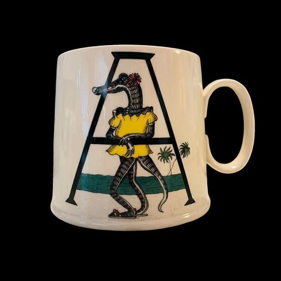 Anthropologie Florence Balducci A Alligator Mug - Picture 1 of 4